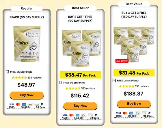 TrimPure Gold Patch price